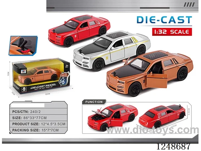 1:32 pull back alloy car