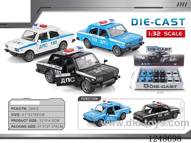 1:32 pull back alloy car 12PCS