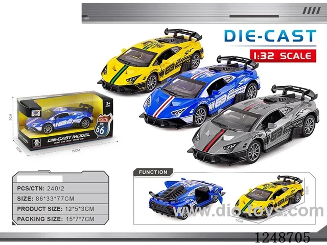 1:32 pull back alloy car