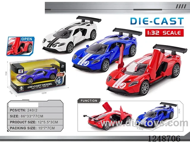 1:32 pull back alloy car