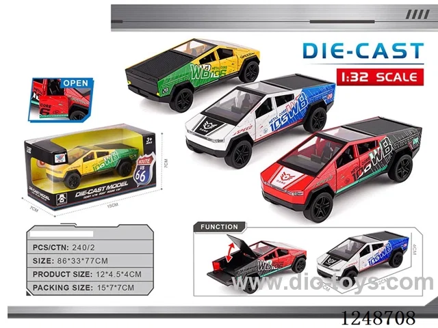 1:32 pull back alloy car
