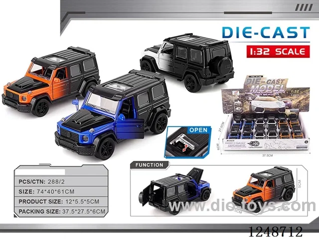 1:32 pull back alloy car 12PCS