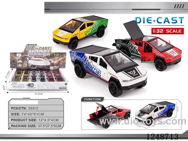 1:32 pull back alloy car 12PCS