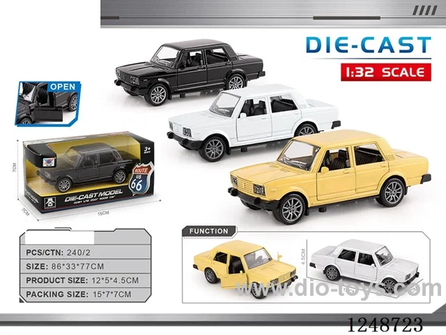 1:32 pull back alloy car