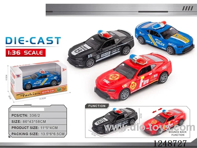 1:40 pull back alloy car