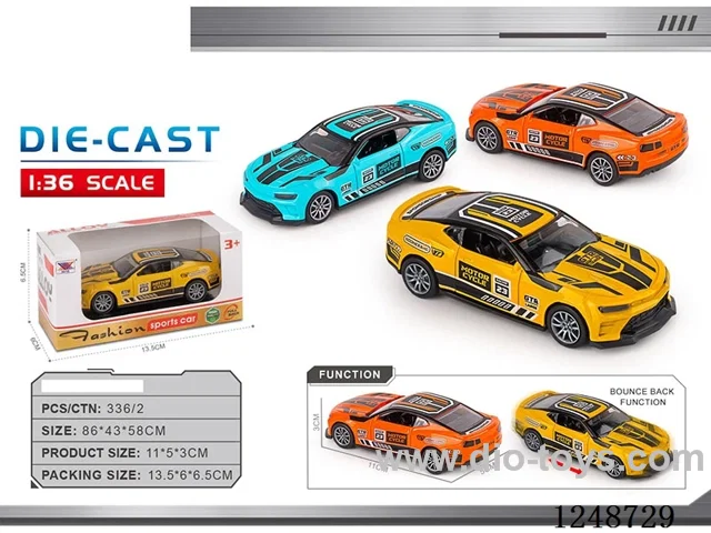 1:40 pull back alloy car