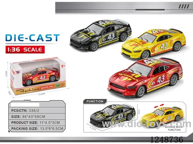 1:40 pull back alloy car