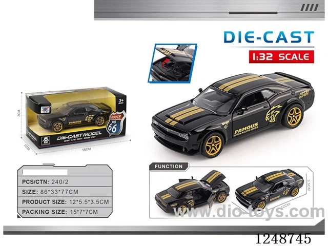 1:32 pull back alloy car