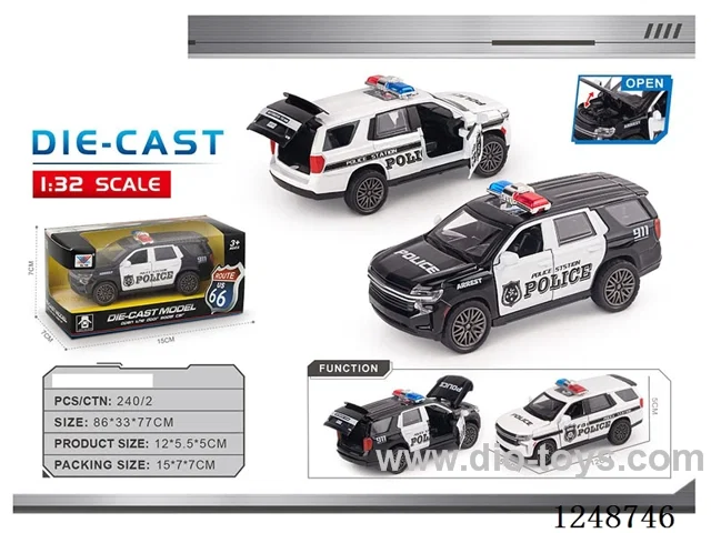 1:32 pull back alloy car