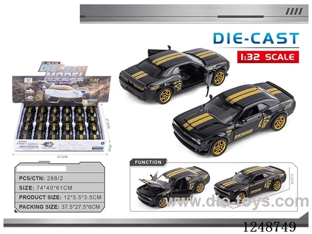 1:32 pull back alloy car 12PCS