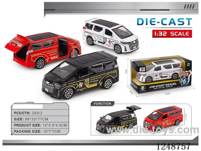 1:32 pull back alloy car