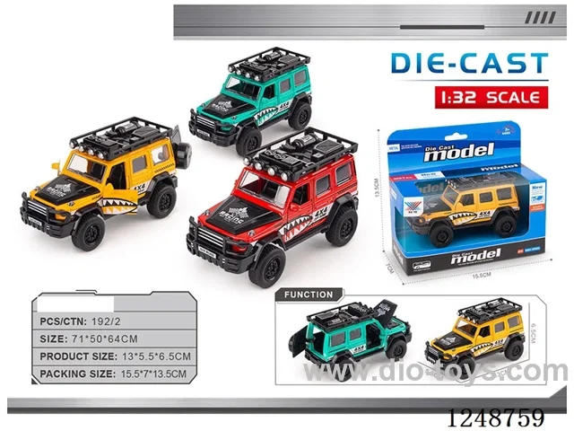 1:32 pull back alloy car
