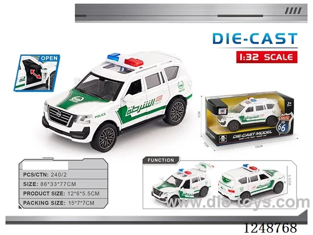 1:32 pull back alloy car