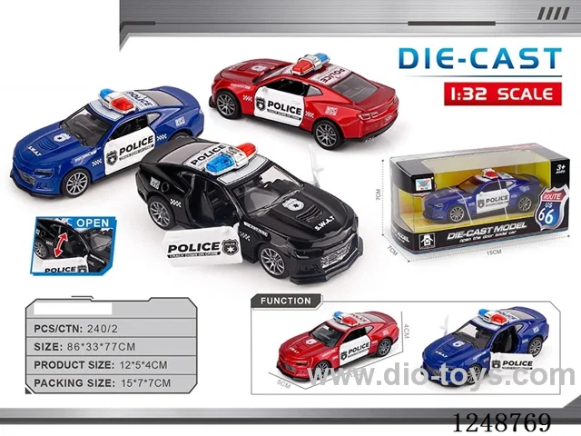 1:32 pull back alloy car