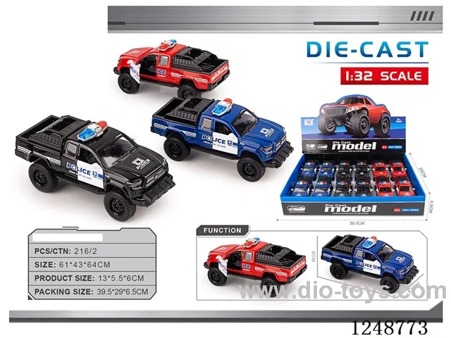 1:32 pull back alloy car 12PCS