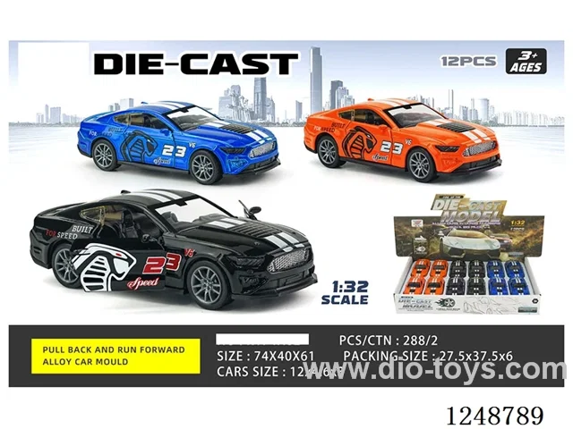 1:32 pull back alloy car 12PCS
