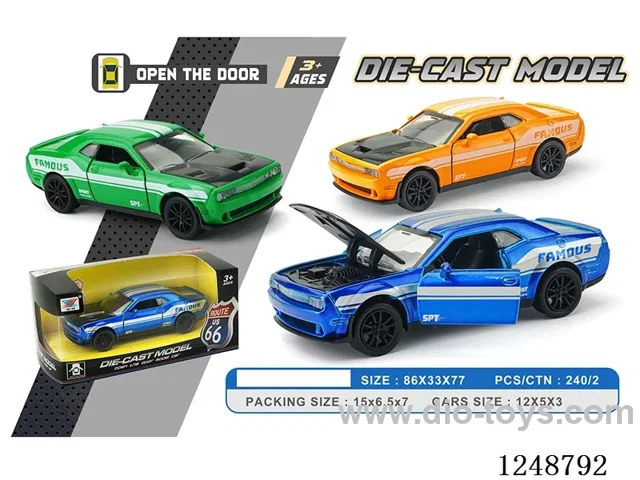 1:32 pull back alloy car