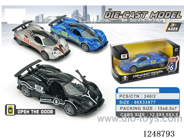 1:32 pull back alloy car