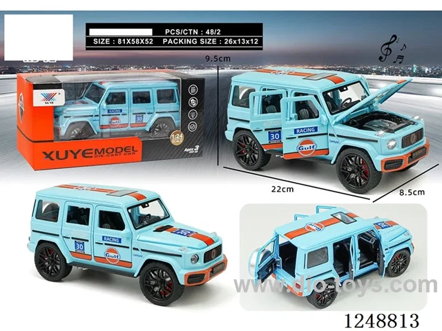 1:24 pull back alloy car W L/M
