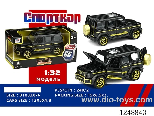 1:32 pull back alloy car (Russian)