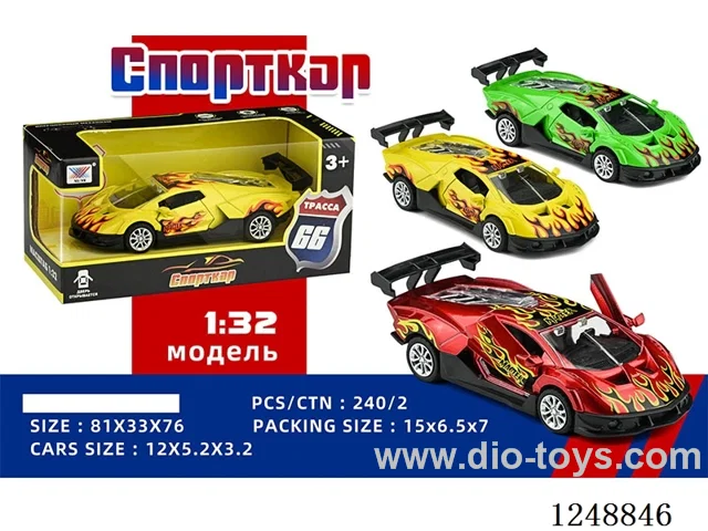 1:32 pull back alloy car (Russian)
