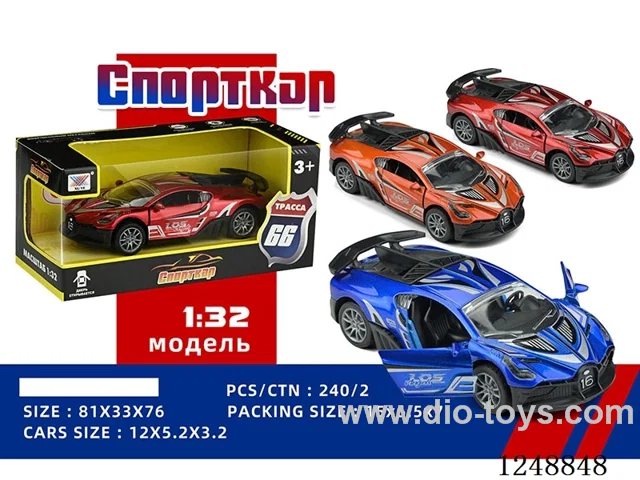 1:32 pull back alloy car (Russian)
