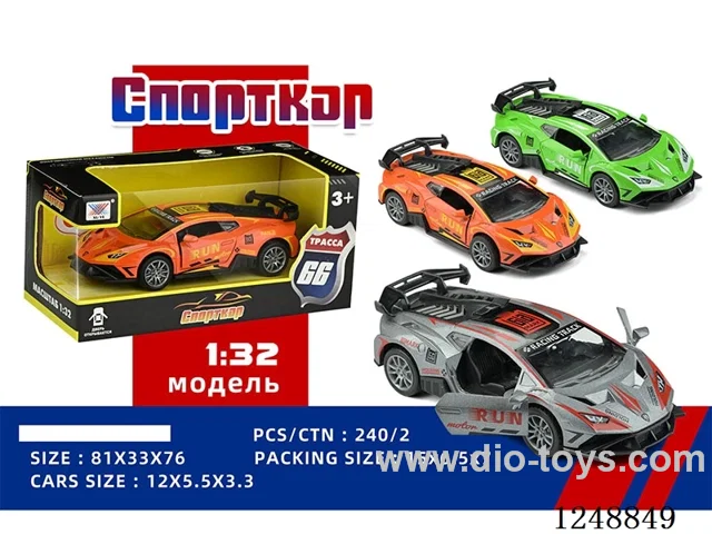 1:32 pull back alloy car (Russian)