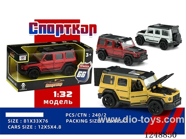 1:32 pull back alloy car (Russian)