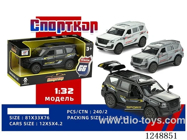 1:32 pull back alloy car (Russian)