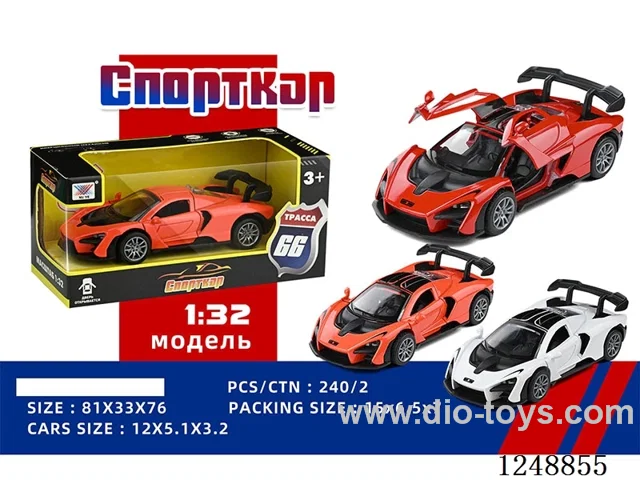 1:32 pull back alloy car (Russian)
