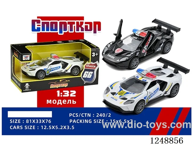 1:32 pull back alloy car (Russian)