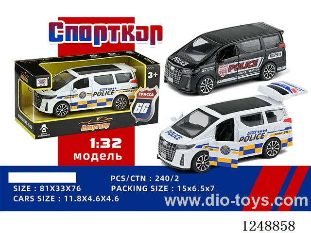 1:32 pull back alloy car (Russian)