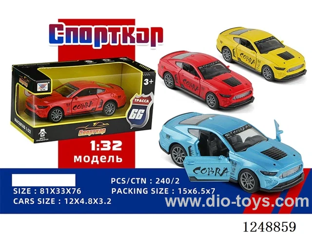1:32 pull back alloy car (Russian)