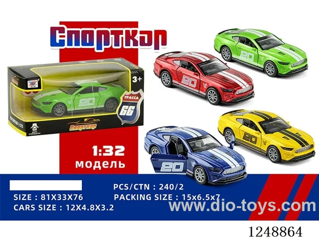 1:32 pull back alloy car (Russian)