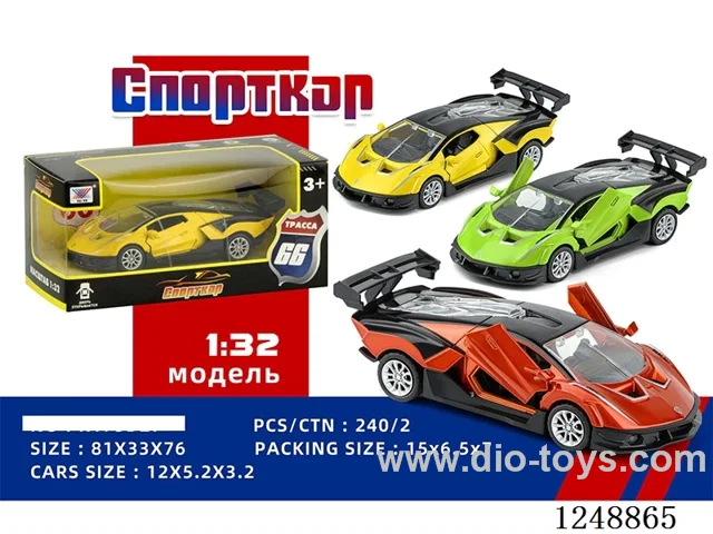 1:32 pull back alloy car (Russian)