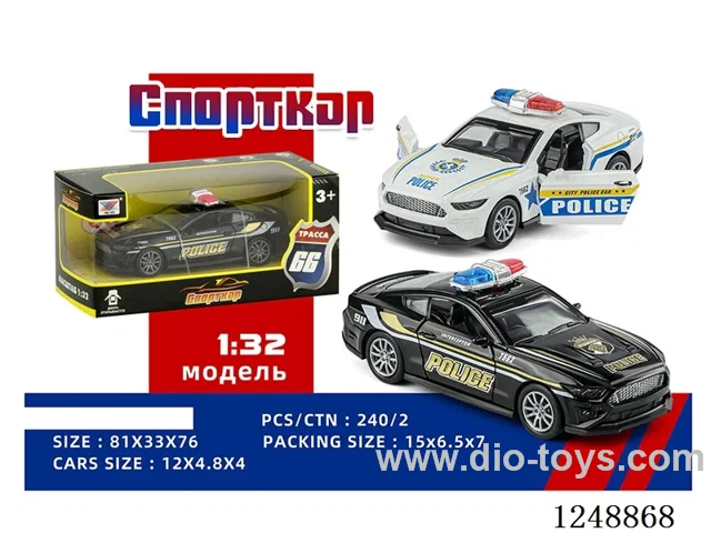 1:32 pull back alloy car (Russian)