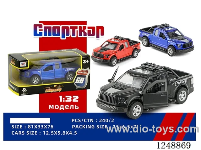 1:32 pull back alloy car (Russian)
