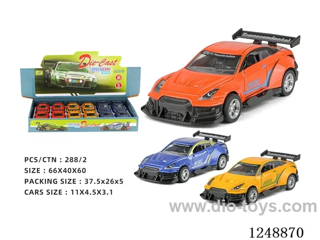 1:36 pull back alloy car 12PCS