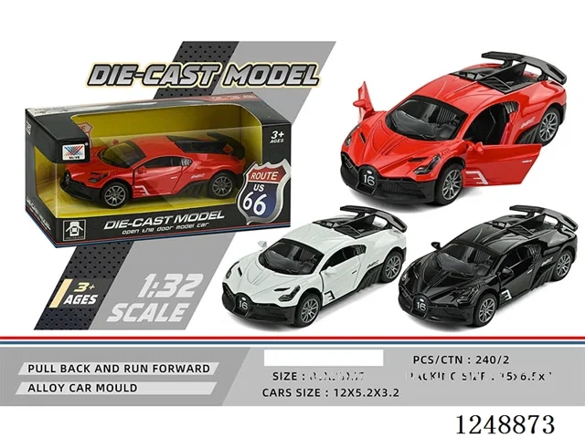 1:32 pull back alloy car