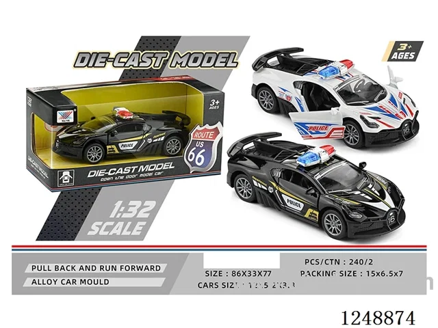 1:32 pull back alloy car