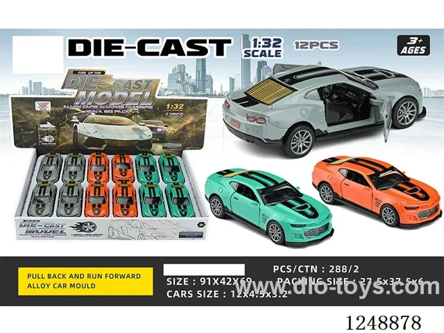 1:32 pull back alloy car 12PCS