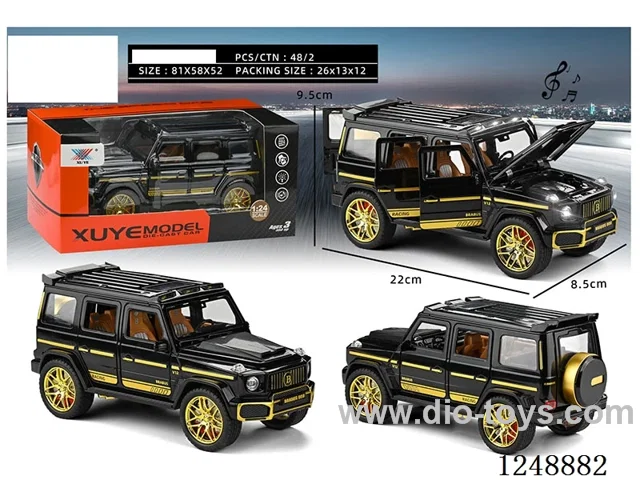 1:24 pull back alloy car W L/M