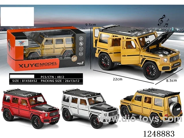1:24 pull back alloy car W L/M