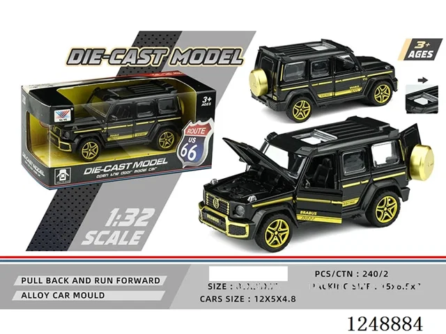 1:32 pull back alloy car