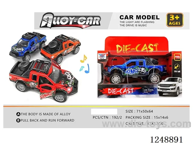 1:32 pull back alloy car W L/M