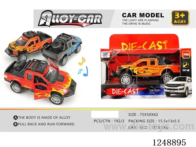 1:32 pull back alloy car W L/M
