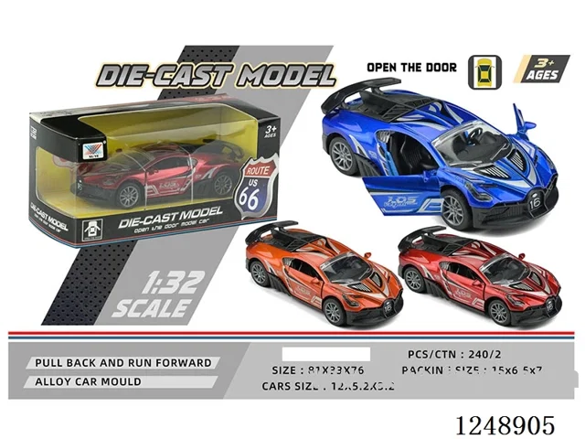 1:32 pull back alloy car