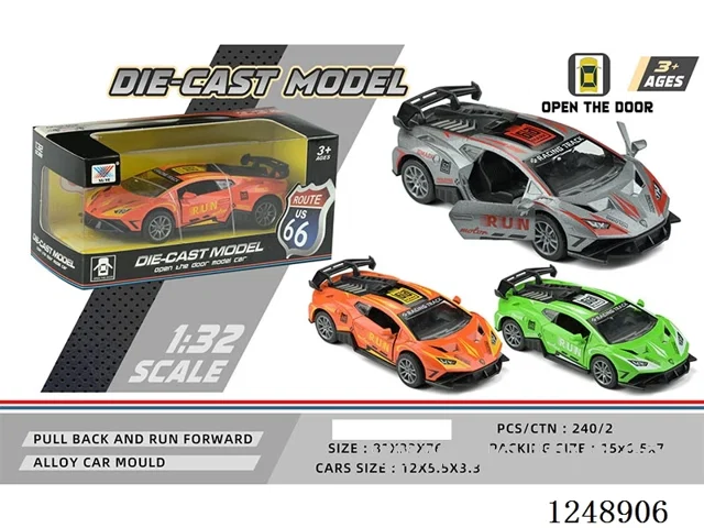 1:32 pull back alloy car