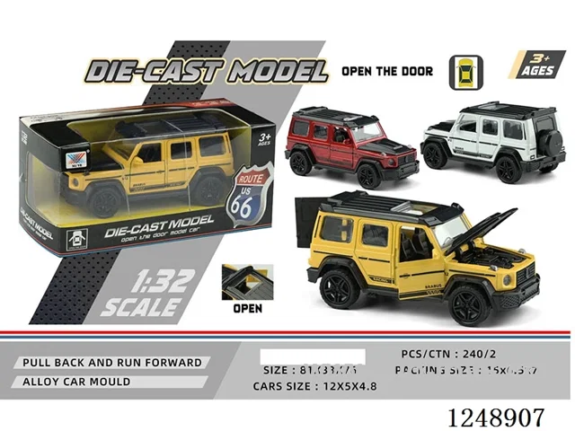 1:32 pull back alloy car