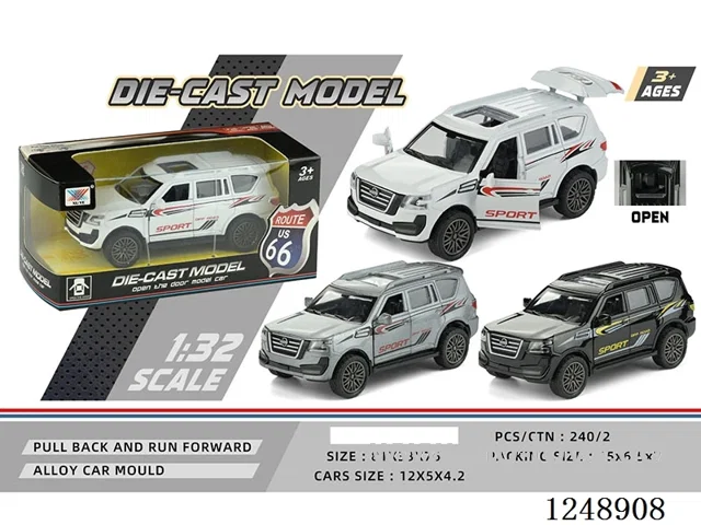 1:32 pull back alloy car